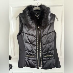 White House’s Black Market Faux Fur Vest